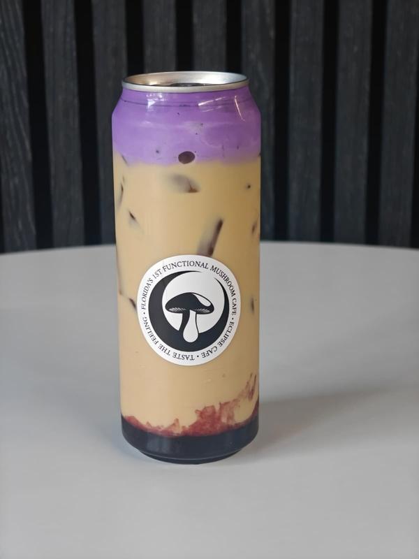 Blueberry Puree White Mocha Latte