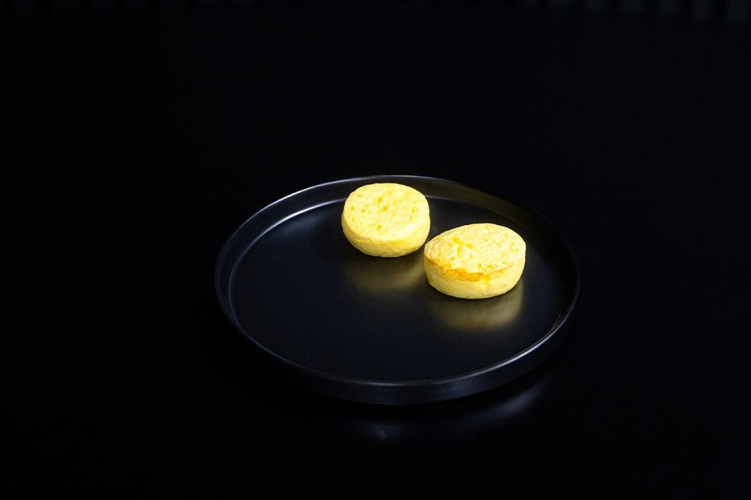 Egg Whites Yellow Egg with Cheese