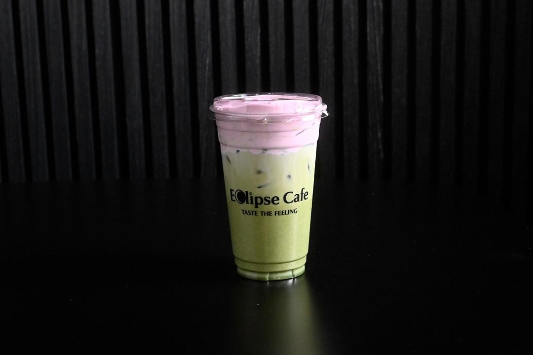 Strawberry Lavender Matcha Cold Foam